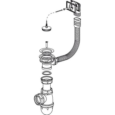 Bonde chainette siphon 778898