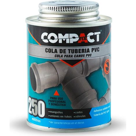 Cola tubería PVC 250ml compact
