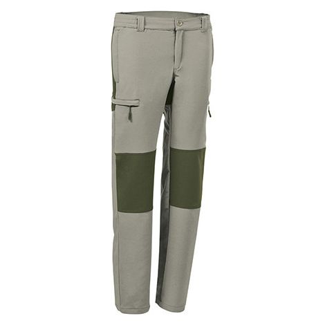 Pantalón multibolsillos en tejido técnico Dator S Beige/Verde Militar