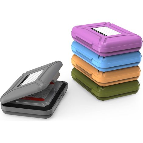 Boîtier de Protection 3.5 Pouces Étui de Rangement pour Disque Dur HDD ou SSD Remplissage Anti-Vibration et Antistatique intégré Multicolore Pour Caméra Cas (1/5)