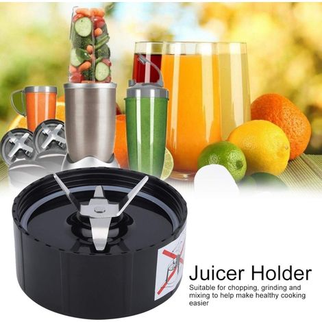 Blender Blade, Pièces de rechange pour lames croisées et plates pour lame de mélangeur, presse-agrumes 250W et mélangeur pour Magic Bullet, Lame de Remplacement (Porte-outil croisé) (1/4)