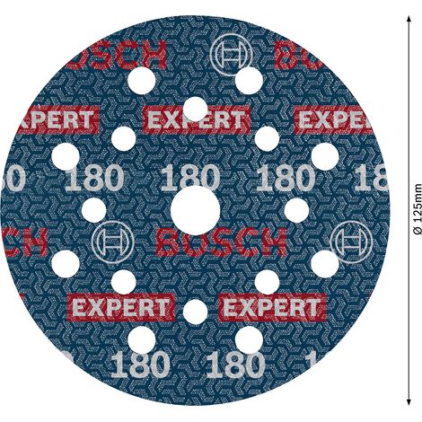 Bosch Expert O780 – Dischi abrasivi grana 180 D.125mm, 50 pezzi