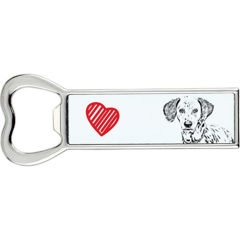 Apribottiglie con cane dalmata, apribottiglie personalizzato per frigorifero, regalo unico per uomo di Art-Dog (1/5)