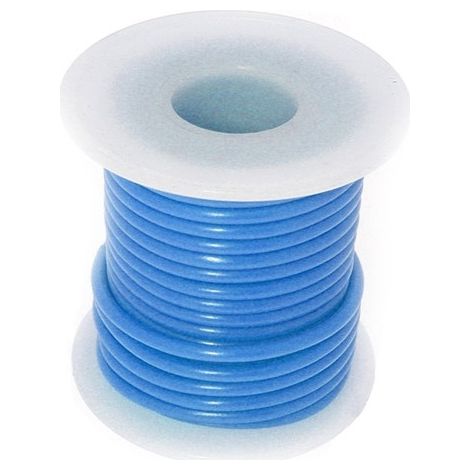 Fil électrique Souple De Couleur Bleu Section 1,5mm² - L: 7,6mètres.