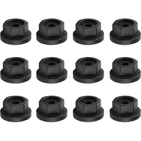 Écrous hexagonaux (12 pièces), assortiment d'écrous hexagonaux, visseuse hexagonale de 8 mm, outil de fixation pour la décoration de pergolas extérieures (1/5)