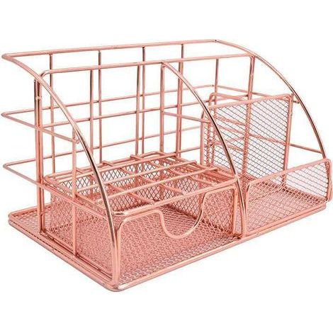 Schreibtisch-Organizer, Metall-Schubladen-Organizer, Aufbewahrungsbox, Stiftehalter (1/5)