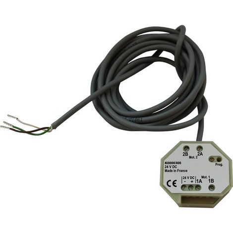 Boîtier de commande filaire pour motorisation de volet battant en applique et en linteau