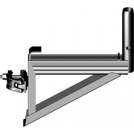 LAYHER - Console façadier 0.36 m 1/2 collier 22