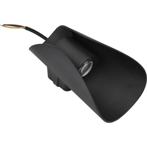 Applique murale LED en aluminium, éclairage indirect et chaud, 6 W, AC85-265 V, idéale pour cour, couloir ou entrée. (1/5)