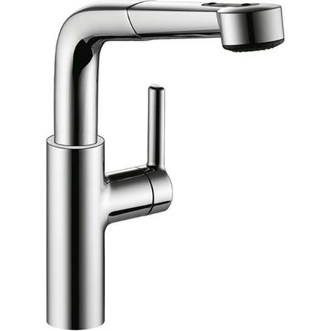 KWC Küchenarmatur Suno 6 mit herausziehbarer Schlauchbrause chrom (1/2)