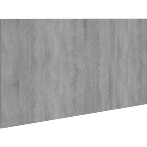 Bed Headboard Grey Sonoma 160x1.5x80 cm Engineered Wood vidaXL