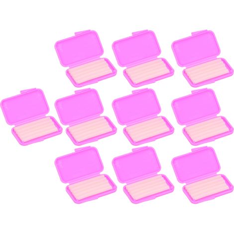 10 pièces de cire orthodontique pour appareil dentaire, saveur fraise, protection buccale (1/5)