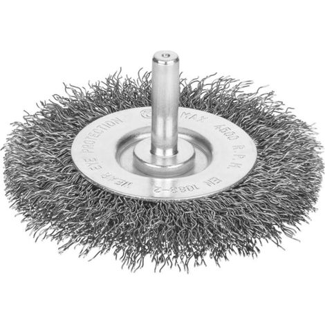 SPAZZOLA CIRCOLARE CON GAMBO Ø mm  75 - spessore fili 10 mm (1/2)