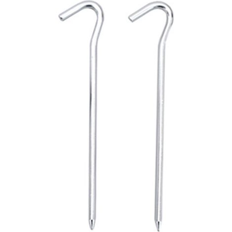 Ensemble d'anneaux de support de tente, accessoire de camping extérieur réglable à tête unique en alliage d'aluminium, 6 mm, rouge. (1/5)