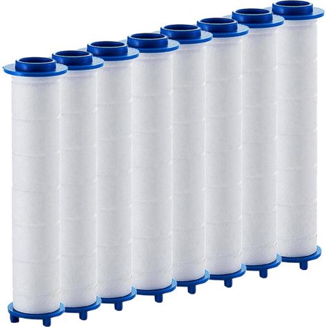 CCYKXALot De 8 Filtres À Pommeau De Douche 11.5Cm Filtre en Coton PP De Remplacement pour AméLiorer La Qualité De l'eau Et RéDuire Les ImpuretéS Domestiques (1/5)