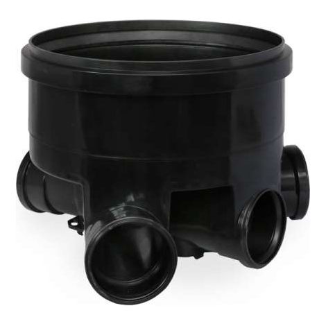 KG Magnaplast Abwasserschacht Regenwasserschacht Schachtsystem SC 400 Schachtboden eck DN 400/110 (1/3)