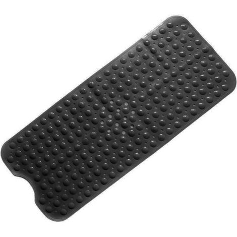 (Noir)Tapis de Bain de Baignoire Antidérapant avec Les Ventouses Puissantes, Baignoire Mat,Sécurité Anti Glisse,Résistant à la Moisissure Lavable en Machine (1/4)