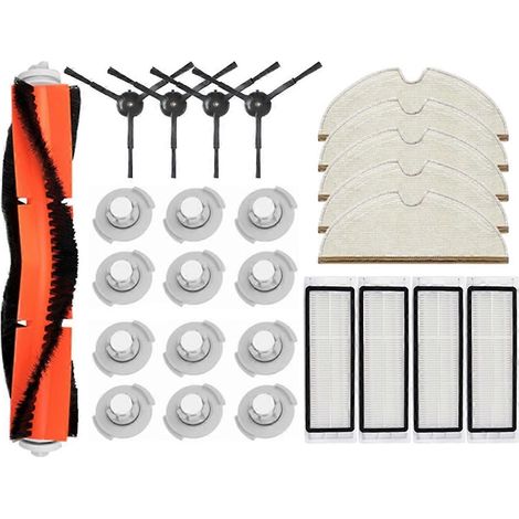 Kit de 26 pièces pour balai balai aspirateur Xiaomi Roborock S5, brosse latérale et filtre