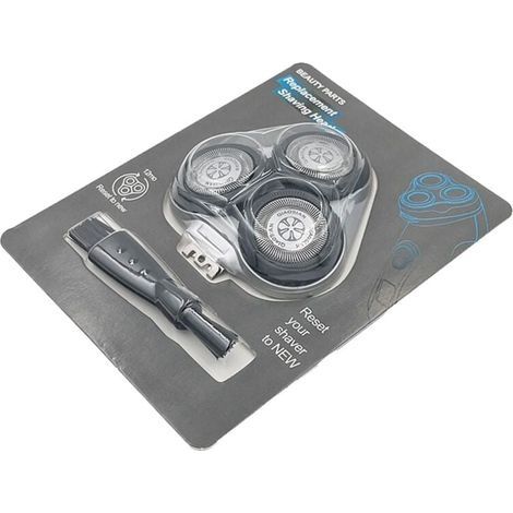 Pour S5000 S5370 S5571 S5420 S5140 S5078 S5077 S5050 S5082 S5380 S5400 Tête de Rasoir Rechange Argent (1/4)