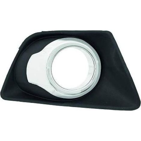Grille de pare-choc avant droit noire et chromée avec trou anti-brouillard Ford Ecosport phase 1 2013-2017