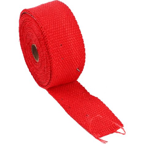 Ruban isolant haute température 5m pour pot d'échappement voiture moto avec collier inox