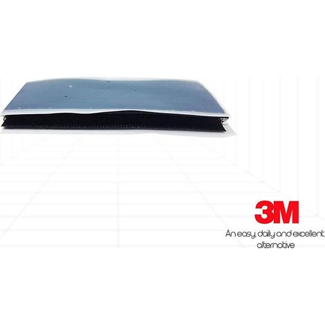 Velcro Adesivo 3M Sistema di Fissaggio Removibile a Strappo, Nero