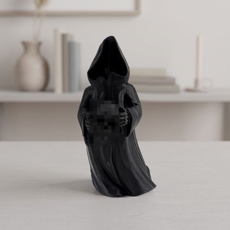 Glowing Ghost Halloween Night Glowing Ghost Prop, Festive Decoration, Desktop Ornament, Entertainment Effect -- 1pc -- BIEMMEDUE (1/5)
