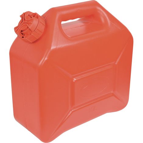 Jerrican plastique 10l renforcé avec bec verseur intégré