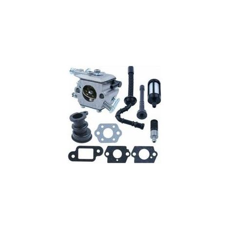 Carburateur pour tronçonneuses Stihl MS210 MS230 MS250 210 230 250 021 023 025, avec filtre à air et conduite de carburant, peut remplacer Zama C1Q-S76, 1123 120 0603. (1/4)