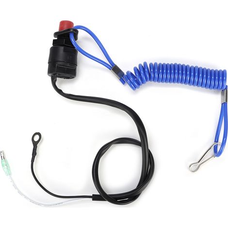 Coupe-circuit d'urgence universel pour moteur hors-bord, interrupteur d'arrêt de sécurité avec cordon de sécurité (1/5)