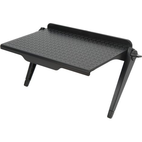 Support d'écran ABS avec patins en silicone antidérapants, pieds réglables et étagère de rangement robuste pour téléphone, TV ou moniteur. (1/5)