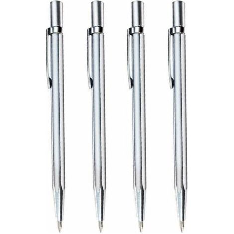 Lot de 4 stylos Pointe carbure de tungstène Gravure Acier inoxydable Céramique Verre, Ensoleillé