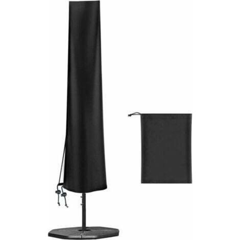 (H240x57x57cm) Housse de parasol imperméable 2m 3m Housse de parasol Oxford 420D (avec fermeture éclair) Housse de parasol (1/4)