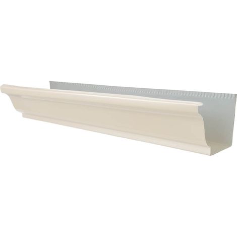Gouttière corniche G300 aluminium ton pierre - TP22 - ALUHOME