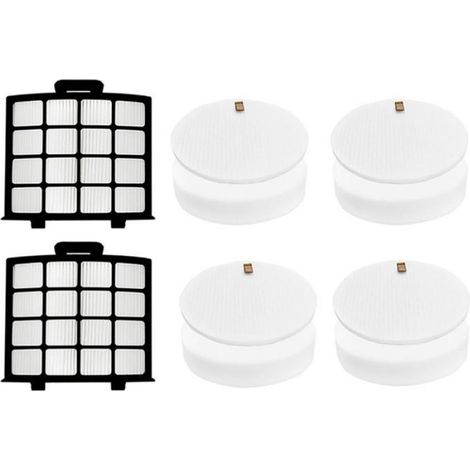 Kit Filtre Mousse Feutre - Pour Aspirateur Vertical Post-Moteur - Compatible Shark AZ2000 AZ2000W AZ2002 - 2 Filtres HEPA 4 Éponges 4 Coton Filtre (1/5)