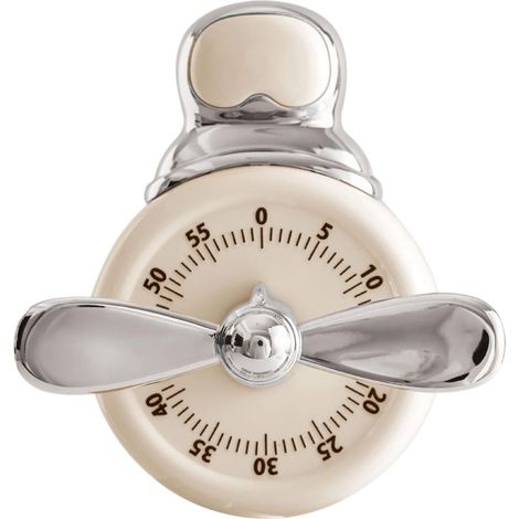Timer da cucina meccanico magnetico, senza batterie, a carica manuale, con funzione di apprendimento, suono forte, facile da pulire, adatto per cucinare, preparare dolci e per i compiti dei bambini - 