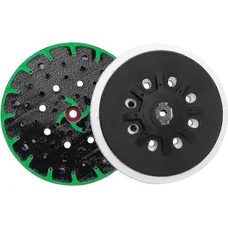 [LCS] Festool ETS 150 Sanding Pad 6\" 150mm Hard for ETS 150/3 EQ, 150/5 EQ & EC 150/3 EQ - 1pc Black (1/4)