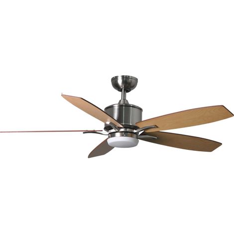 Ceiling Fan Prima Nickel with LED and Remote Control