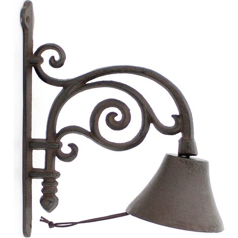 Signes Grimalt Gartenglocke  Schwarze Dekorationsglocke – 27 x 25 x 11 cm