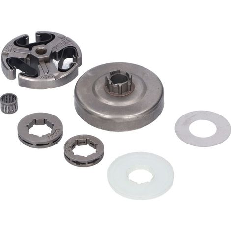 Jeffergarden Kit de roulements de tambour d'embrayage 3/8 compatible avec les tronçonneuses Husqvarna 61, 66, 162, 266, 268 et 272 XP.-DOU