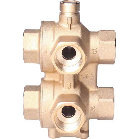 Danfoss Válvula de inversión del motor ChangeOver6 DN15, para, conmutación circuito de calefacción/refrigeración, 003Z3150
