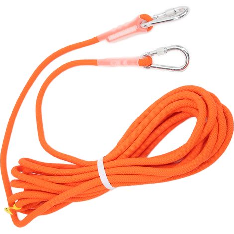 Corde de sécurité Camnal 12 mm / 0,5 po pour l'alpinisme, la survie, l'évacuation en cas d'incendie et le sauvetage, 10 m / 32,8 pi (1/5)