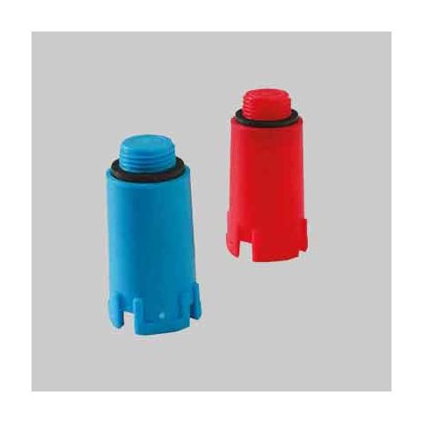 Tappo prova impianti 1/2" - col. rosso