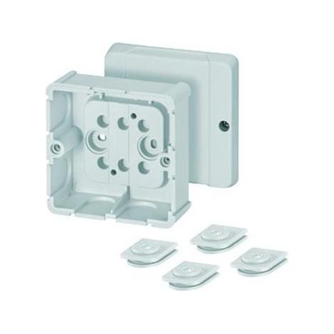 Hensel 6000037 Abzweigdose (L x B x H) 88 x 88 x 50 mm Grau IP54 1 St. (1/5)