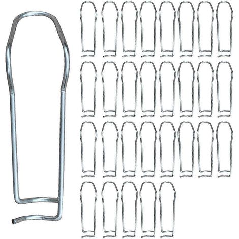 30er-Set Rankgitter-Verbindungsclips für Klettergerüste, Pflanzenschuppen, Gartenkäfige und mehr-11mm (1/3)