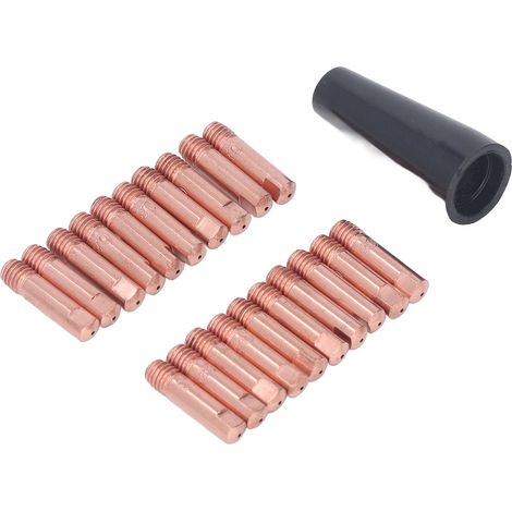 21 buses sans gaz, contact en cuivre, filetage transparent 0,8 mm, accessoire de soudage pour la protection (1/5)