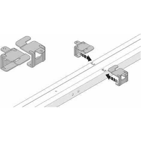 Nice SRA1 - Staffe ad innesto rapido per il fissaggio a soffitto