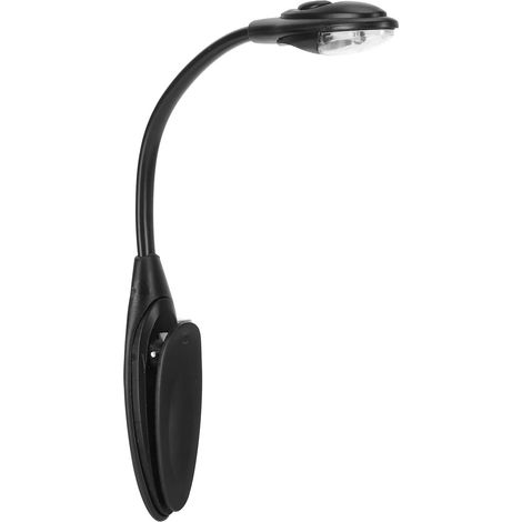 Lampe à pince livre, mini de lecture LED portable lit Clip voyage (1/5)