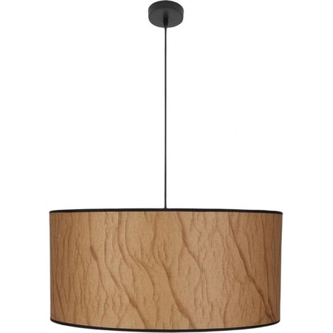 Papyrus Suspension 3xe27 Parchemin/noir Regx60x60 cm (1/2)