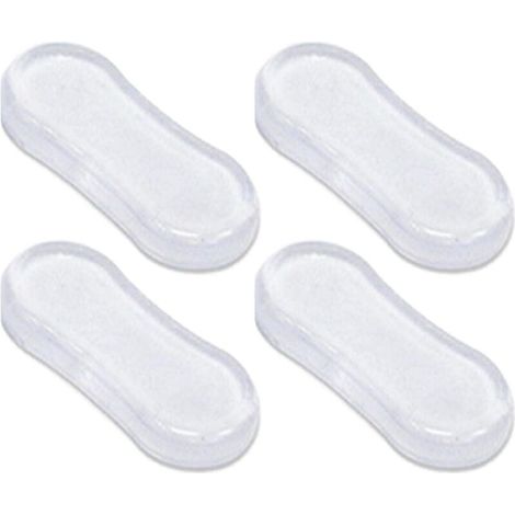 Tampons Abattant WC Silencieux Universels Adhésifs Protection Pare-Chocs Siège Toilette (1/4)